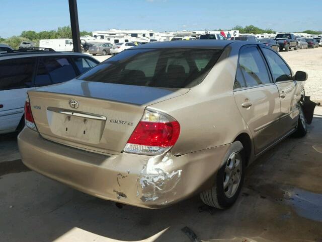 4T1BE32K96U110150 - 2006 TOYOTA CAMRY LE/X GOLD photo 4