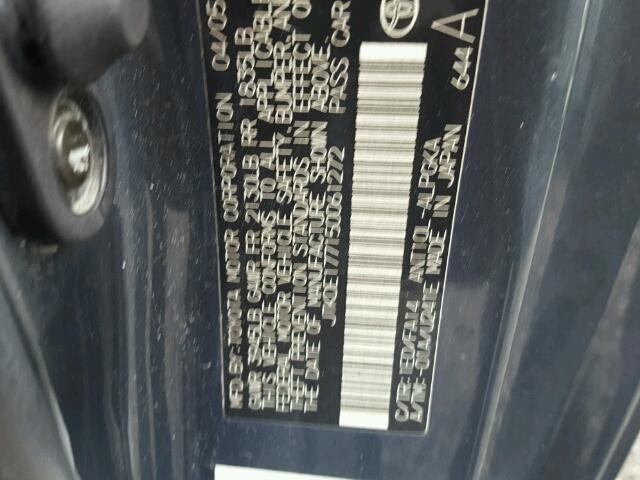 JTKDE177150061272 - 2005 TOYOTA SCION TC 灰色 照片 10