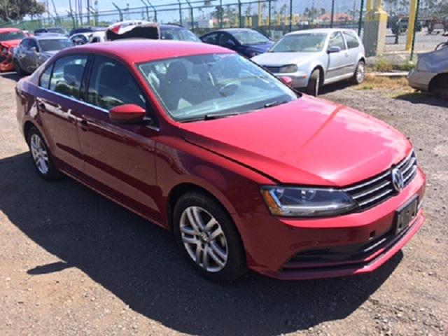 3VW2B7AJXHM283967 - 2017 VOLKSWAGEN JETTA S RED photo 1