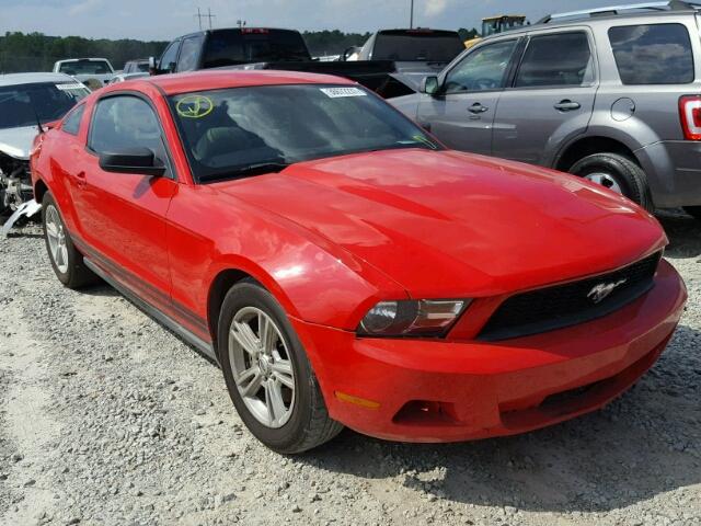 1ZVBP8AM4C5274701 - 2012 FORD MUSTANG RED photo 1