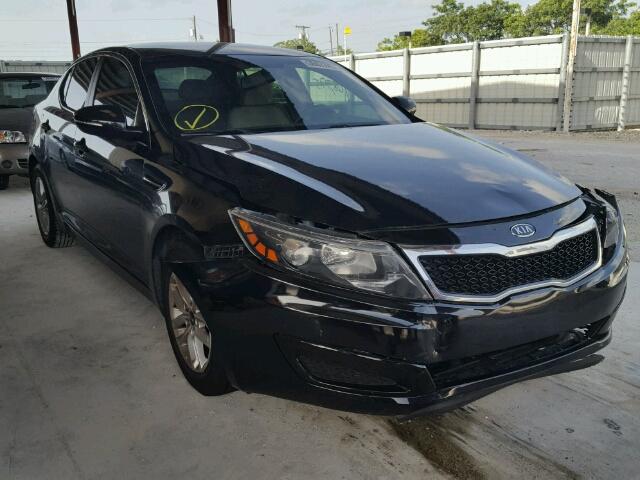 KNAGM4A77B5152964 - 2011 KIA OPTIMA LX BLACK photo 1