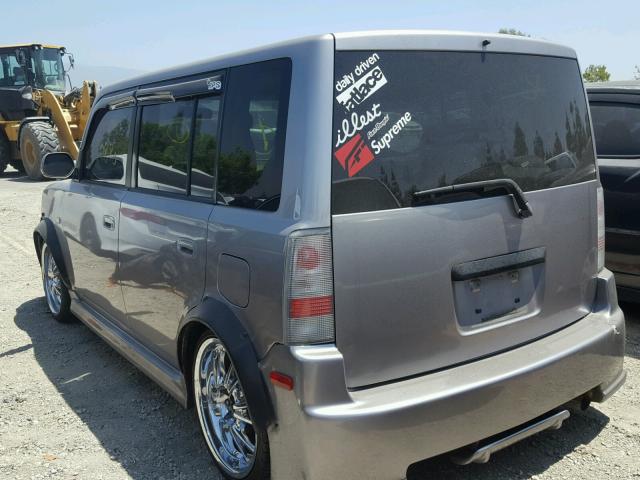 JTLKT334264092895 - 2006 TOYOTA SCION XB ვერცხლისფერი ფოტო 3