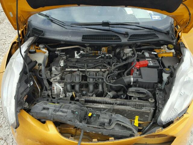 3FADP4FJ1BM144439 - 2011 FORD FIESTA YELLOW photo 7