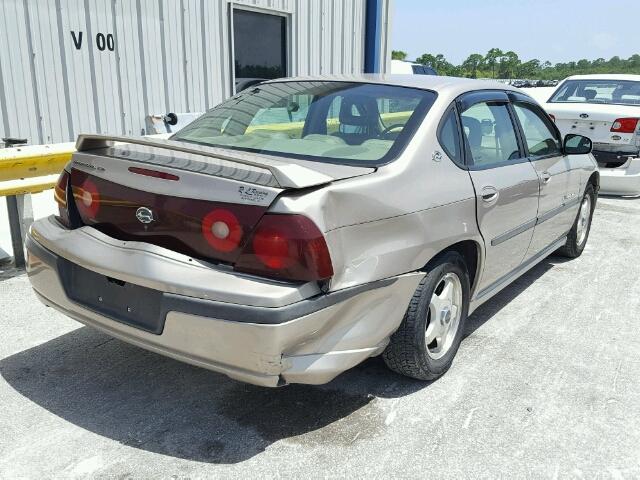 2G1WH55K429180580 - 2002 CHEVROLET IMPALA LS GOLD photo 4