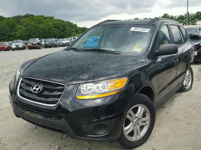 5XYZGDABXBG026449 - 2011 HYUNDAI SANTA FE G BLACK photo 2