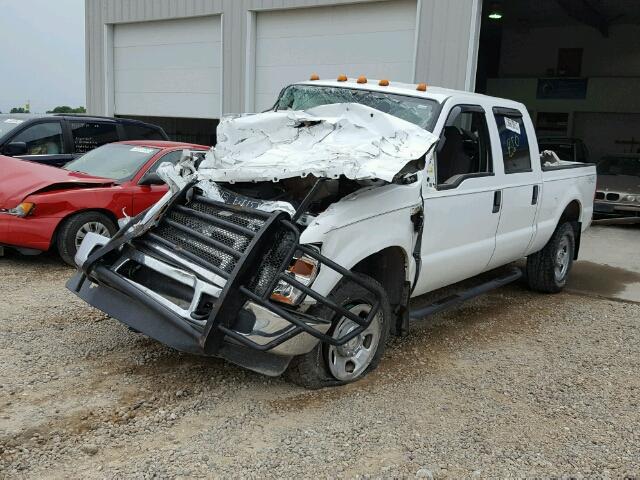 1FTWW31509EA42141 - 2009 FORD F350 SUPER WHITE photo 2