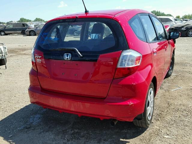 JHMGE8G30CC033113 - 2012 HONDA FIT Сріблястий фото 4