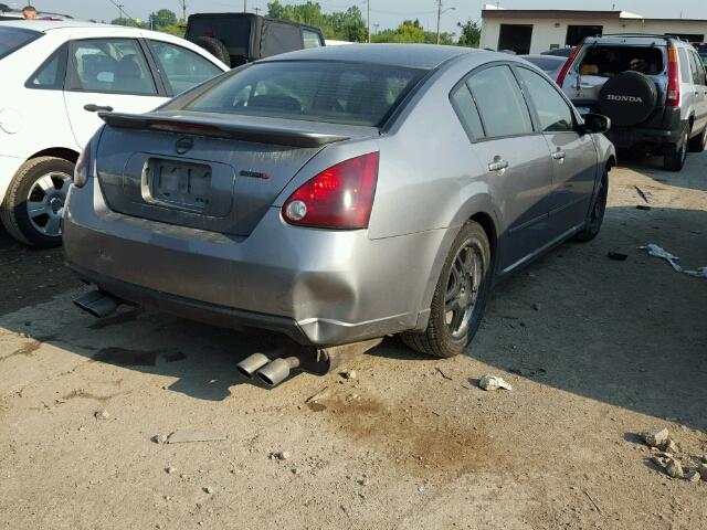 1N4BA41E88C816753 - 2008 NISSAN MAXIMA SE GRAY photo 4