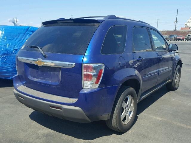 2CNDL63F466148045 - 2006 CHEVROLET EQUINOX LT BLUE photo 4