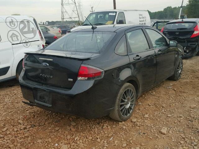 1FAHP3GNXBW142900 - 2011 FORD FOCUS SES BLACK photo 4