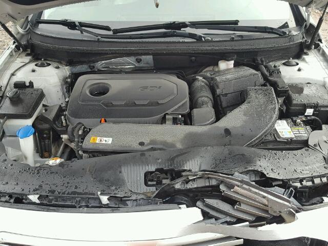 5NPE24AF1FH040089 - 2015 HYUNDAI SONATA SE SILVER photo 7