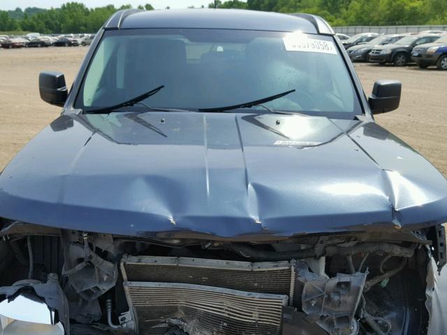 1D8GU58K08W235966 - 2008 DODGE NITRO SLT BLUE photo 7