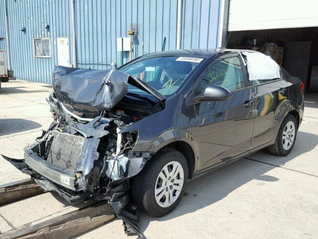 1G1JB5SH1H4127321 - 2017 CHEVROLET SONIC LS 黑色 照片 2