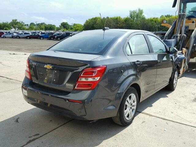 1G1JB5SH1H4127321 - 2017 CHEVROLET SONIC LS 黑色 照片 4