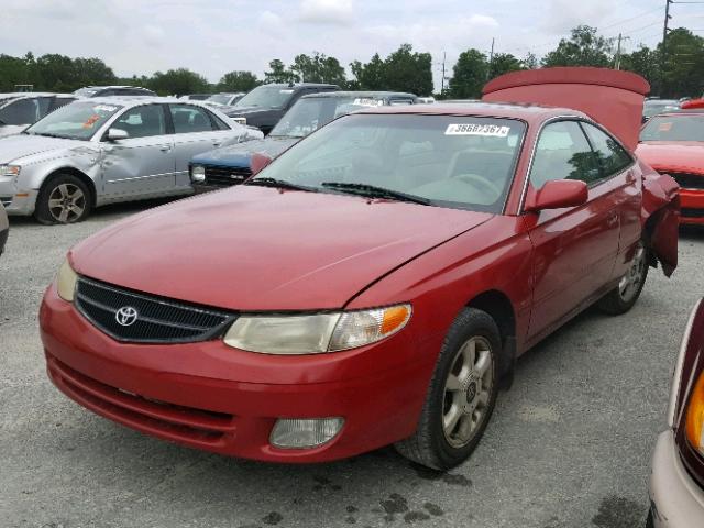 2T1CF22P1XC239879 - 1999 TOYOTA CAMRY SOLA RED photo 2
