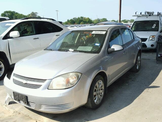 1G1AT58H897104896 - 2009 CHEVROLET COBALT SILVER photo 2