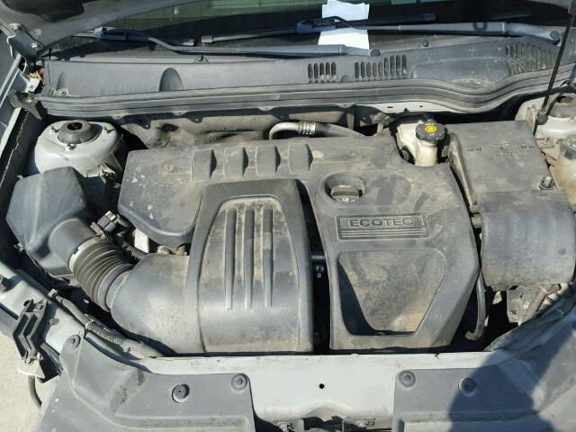 1G1AT58H897104896 - 2009 CHEVROLET COBALT SILVER photo 7