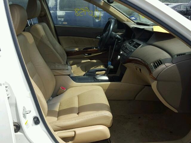 JHMCP26868C030128 - 2008 HONDA ACCORD EXL WHITE photo 5