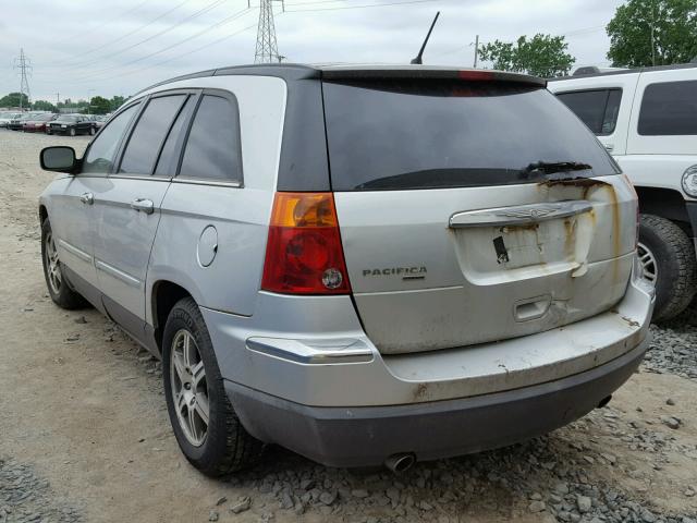 2A8GM68X47R201562 - 2007 CHRYSLER PACIFICA T SILVER photo 3