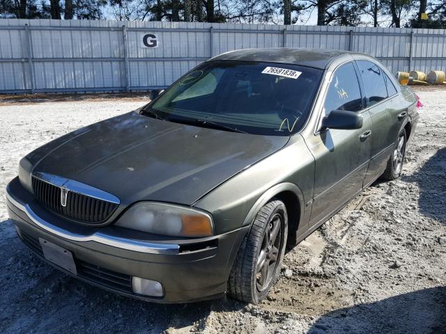 1LNHM87A0YY755257 - 2000 LINCOLN LS 绿色 照片 2