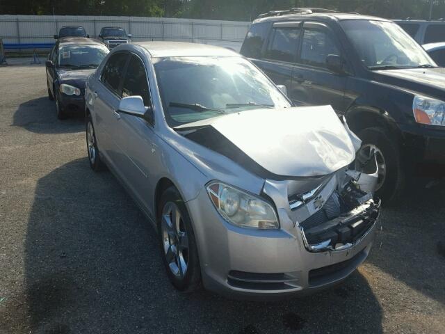 1G1ZH57B58F237184 - 2008 CHEVROLET MALIBU 1LT SILVER photo 1