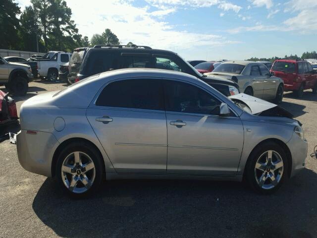 1G1ZH57B58F237184 - 2008 CHEVROLET MALIBU 1LT SILVER photo 9
