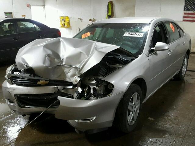 2G1WB58K779279110 - 2007 CHEVROLET IMPALA LS SILVER photo 2