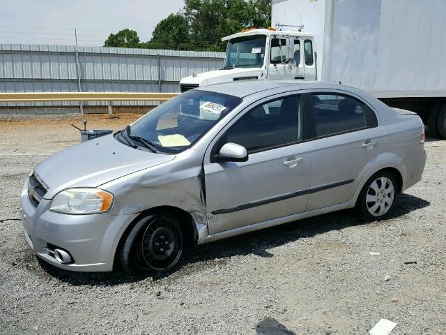 KL1TG5DE1AB046591 - 2010 CHEVROLET AVEO LT SILVER photo 9