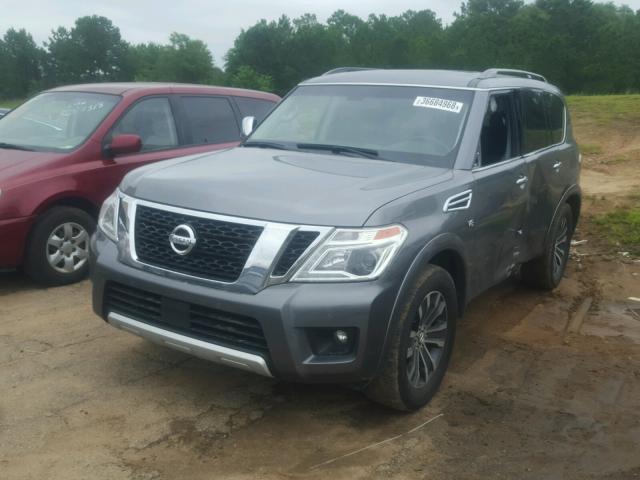 JN8AY2NDXH9001284 - 2017 NISSAN ARMADA SV GRAY photo 2