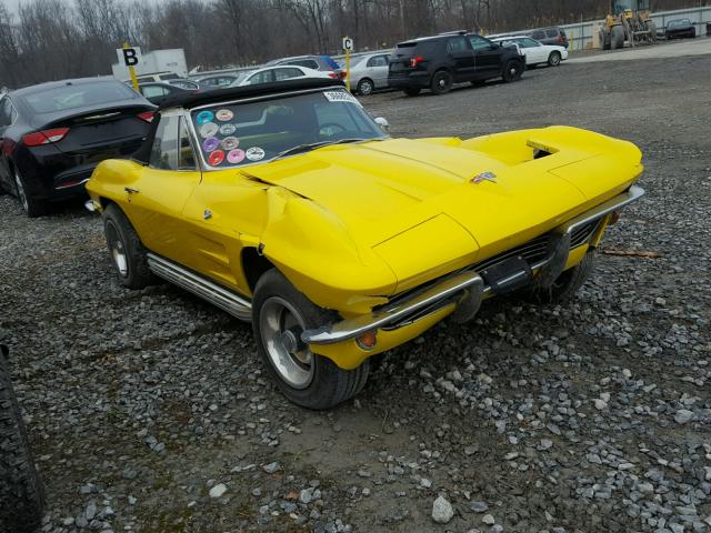 40867S119655 - 1964 CHEVROLET CORVETTE YELLOW photo 1