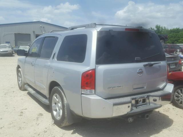 5N1AA08A45N723029 - 2005 NISSAN ARMADA SE SILVER photo 3