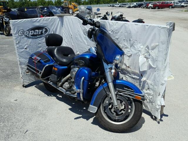 1HD1FC4198Y632577 - 2008 HARLEY-DAVIDSON FLHTCUI BLUE photo 1