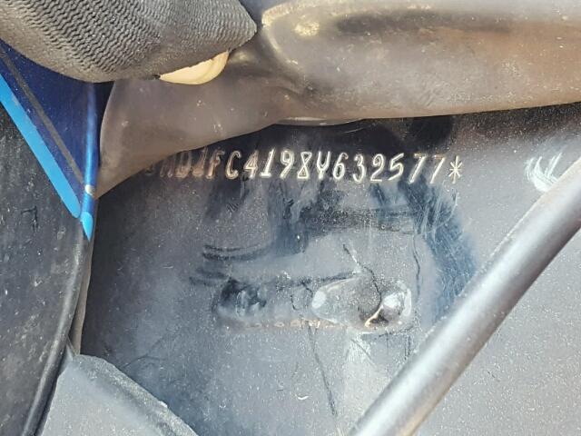 1HD1FC4198Y632577 - 2008 HARLEY-DAVIDSON FLHTCUI BLUE photo 10