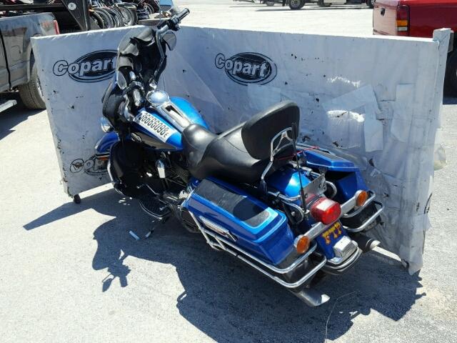 1HD1FC4198Y632577 - 2008 HARLEY-DAVIDSON FLHTCUI BLUE photo 3