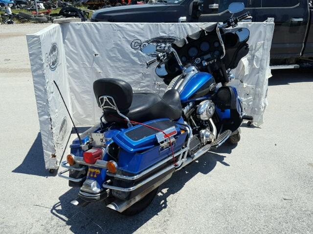 1HD1FC4198Y632577 - 2008 HARLEY-DAVIDSON FLHTCUI BLUE photo 4