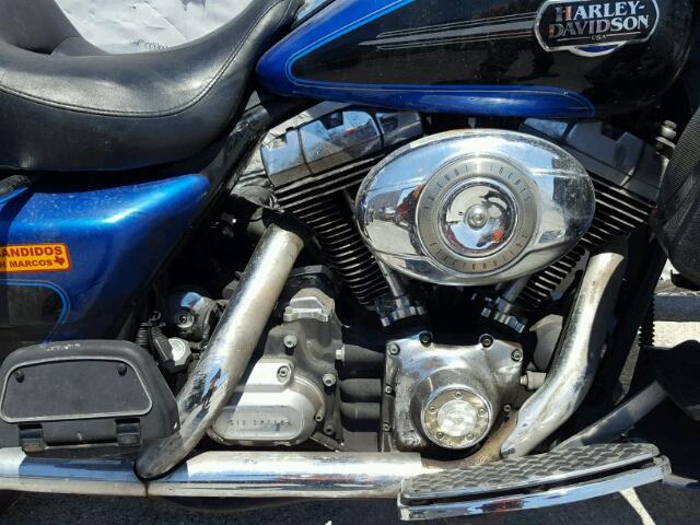 1HD1FC4198Y632577 - 2008 HARLEY-DAVIDSON FLHTCUI BLUE photo 9