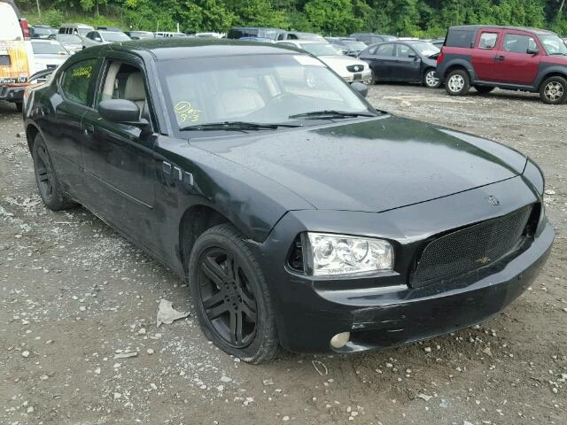 2B3KA43GX6H318039 - 2006 DODGE CHARGER BLACK photo 1