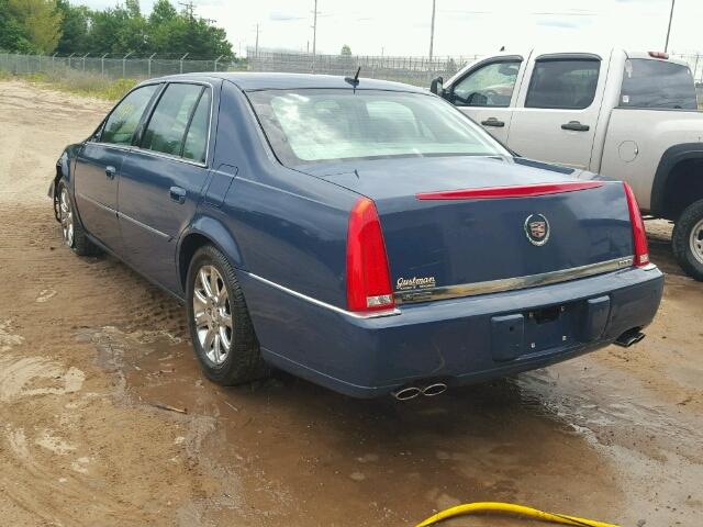 1G6KD57Y48U208153 - 2008 CADILLAC DTS BLUE photo 3