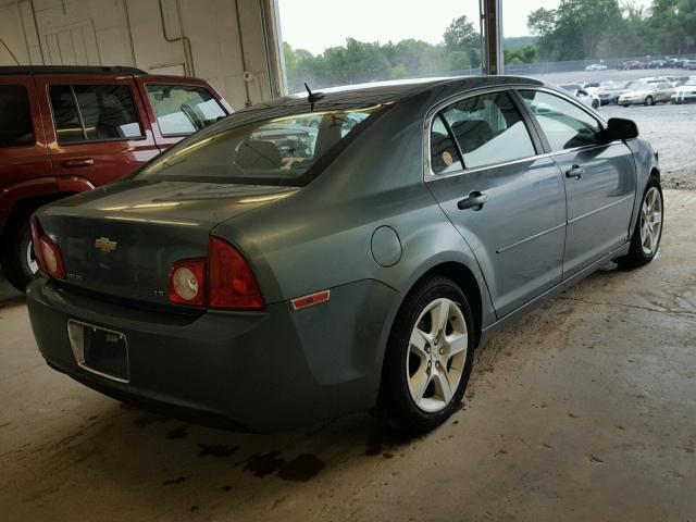 1G1ZG57B094180070 - 2009 CHEVROLET MALIBU LS GREEN photo 4