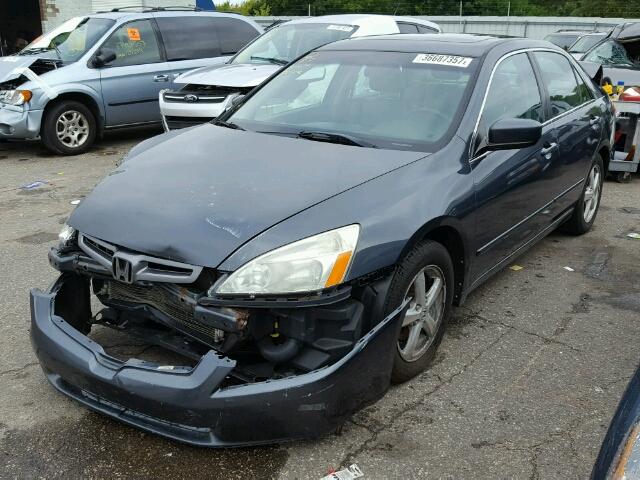 1HGCM56805A146915 - 2005 HONDA ACCORD EX BLUE photo 2