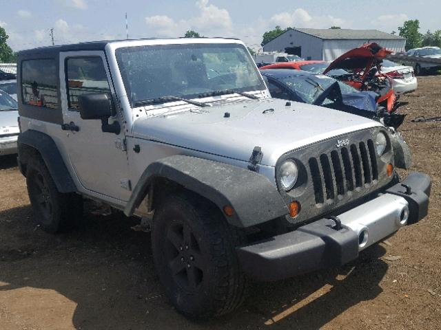 1J4FA54188L599421 - 2008 JEEP WRANGLER S ვერცხლისფერი ფოტო 1