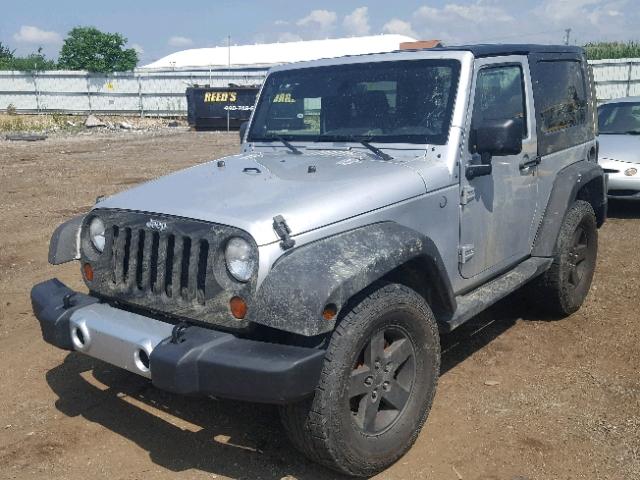 1J4FA54188L599421 - 2008 JEEP WRANGLER S ვერცხლისფერი ფოტო 2