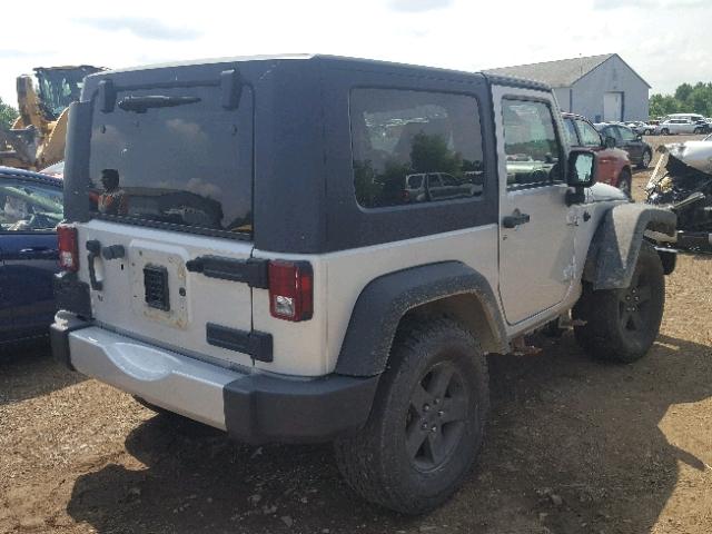 1J4FA54188L599421 - 2008 JEEP WRANGLER S ვერცხლისფერი ფოტო 4