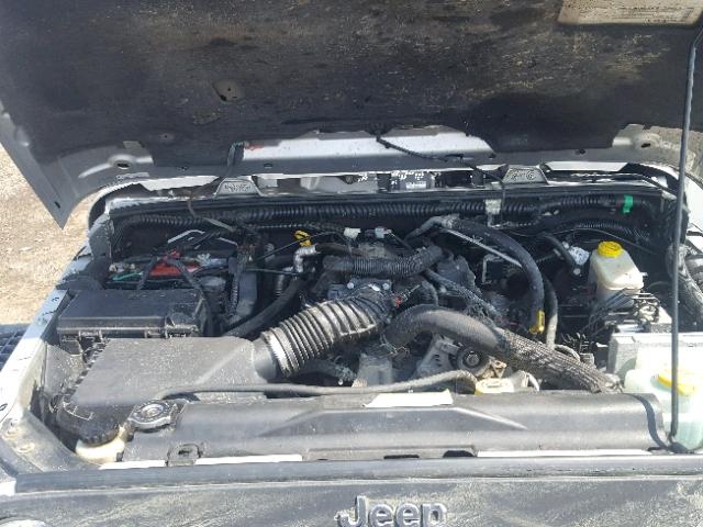 1J4FA54188L599421 - 2008 JEEP WRANGLER S ვერცხლისფერი ფოტო 7