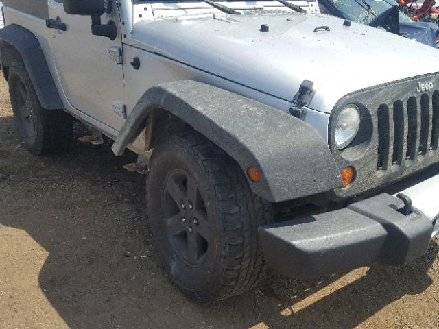 1J4FA54188L599421 - 2008 JEEP WRANGLER S ვერცხლისფერი ფოტო 9