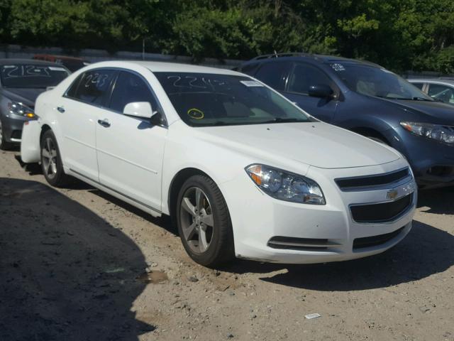 1G1ZC5E07CF227670 - 2012 CHEVROLET MALIBU 1LT WHITE photo 1
