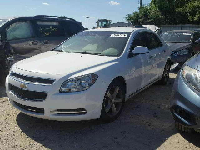 1G1ZC5E07CF227670 - 2012 CHEVROLET MALIBU 1LT WHITE photo 2