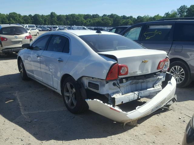 1G1ZC5E07CF227670 - 2012 CHEVROLET MALIBU 1LT WHITE photo 3