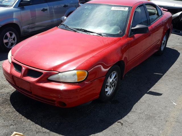 1G2NF52E94M538354 - 2004 PONTIAC GRAND AM S 红色 照片 2