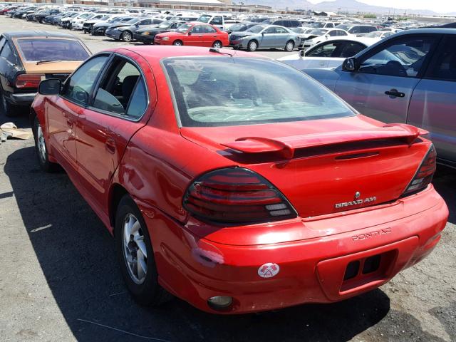 1G2NF52E94M538354 - 2004 PONTIAC GRAND AM S 红色 照片 3